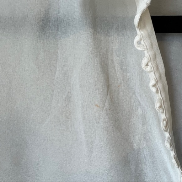 Club Monaco Silk Button Up Blouse - Picture 3 of 3